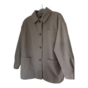 Missguided + Classic Lined Tan Utility Jacket - 8 - New